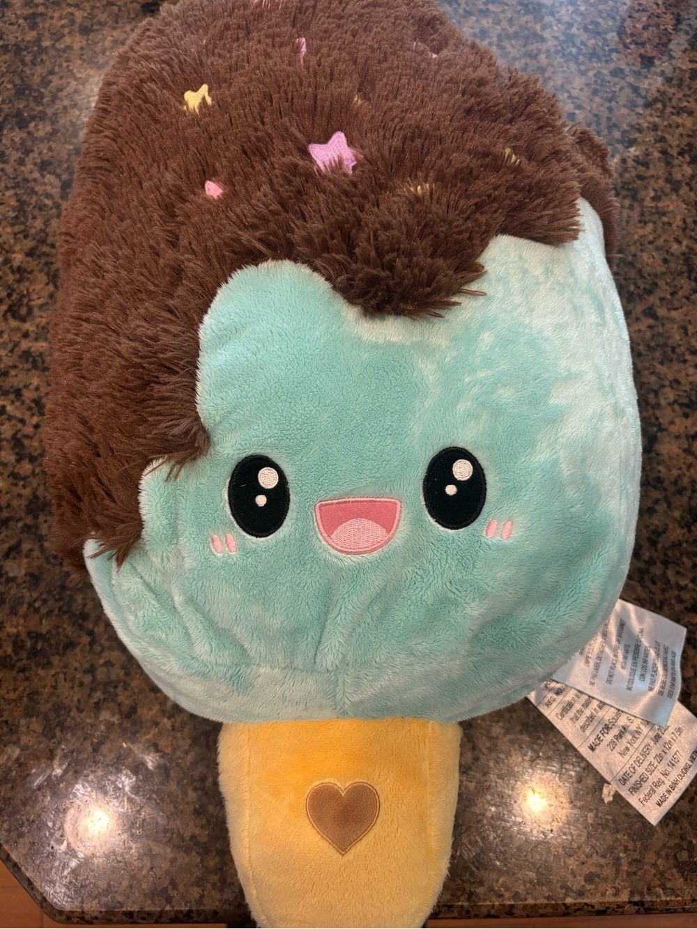 Squishable Minty 20” Comfort Food Brown Plush Dipped Ice Cream Popsicle Stuffie